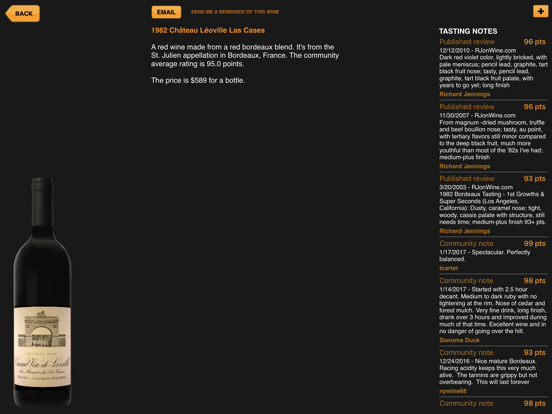 vinopad+ app screenshot 3