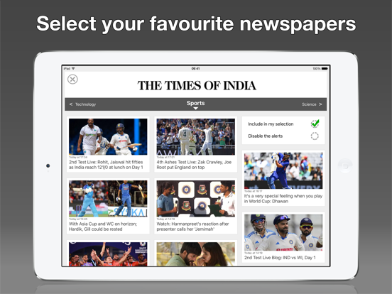 Screenshot #6 pour India Press - News & Magazines