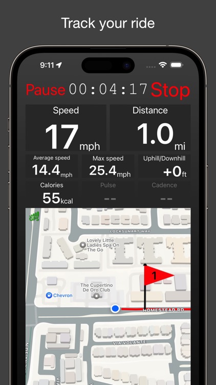 Fitmeter Bike - GPS Cycling screenshot-0