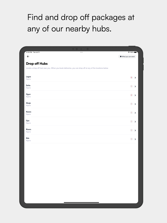 Sendbox - Global Shipping iPad screenshot 4 - Shopping app