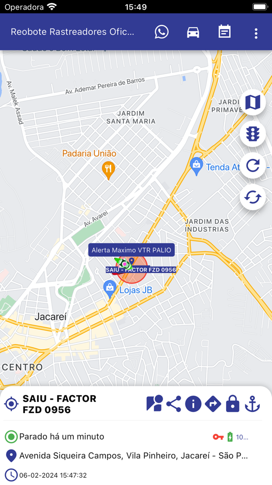 #2. Reobote Rastreadores Oficial (iOS) Podle: aguinaldo sousa de moraes