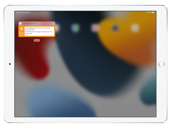 Copyprotect iPad screenshot 5 - Utilities app