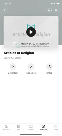 Game screenshot Wesleyan Discipleship hack