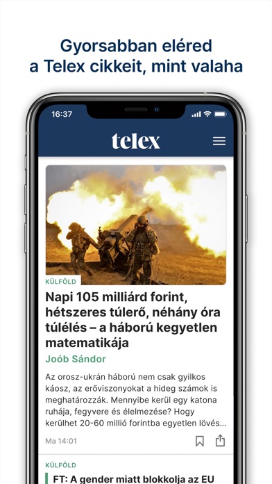Telex Screenshot