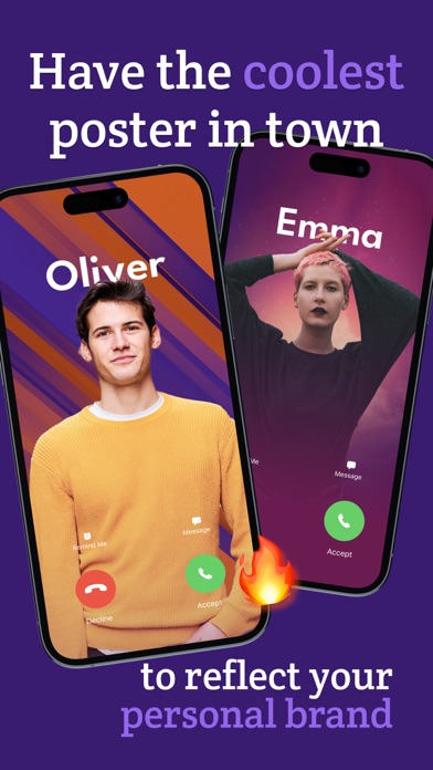 CallPics Contact Posters Screenshot