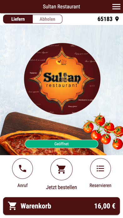Sultan Restaurant Wiesbaden Screenshot