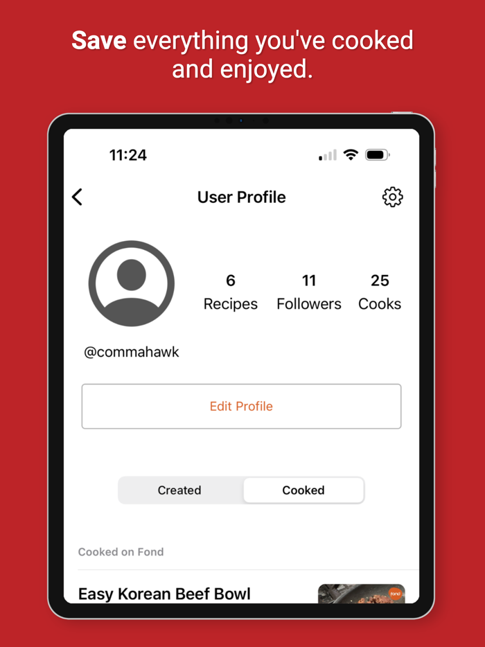 Fond - Streaming Recipes