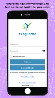 ylogforms iphone screenshot 1