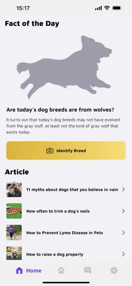 Game screenshot Dog Breed Scanner & Care App hack