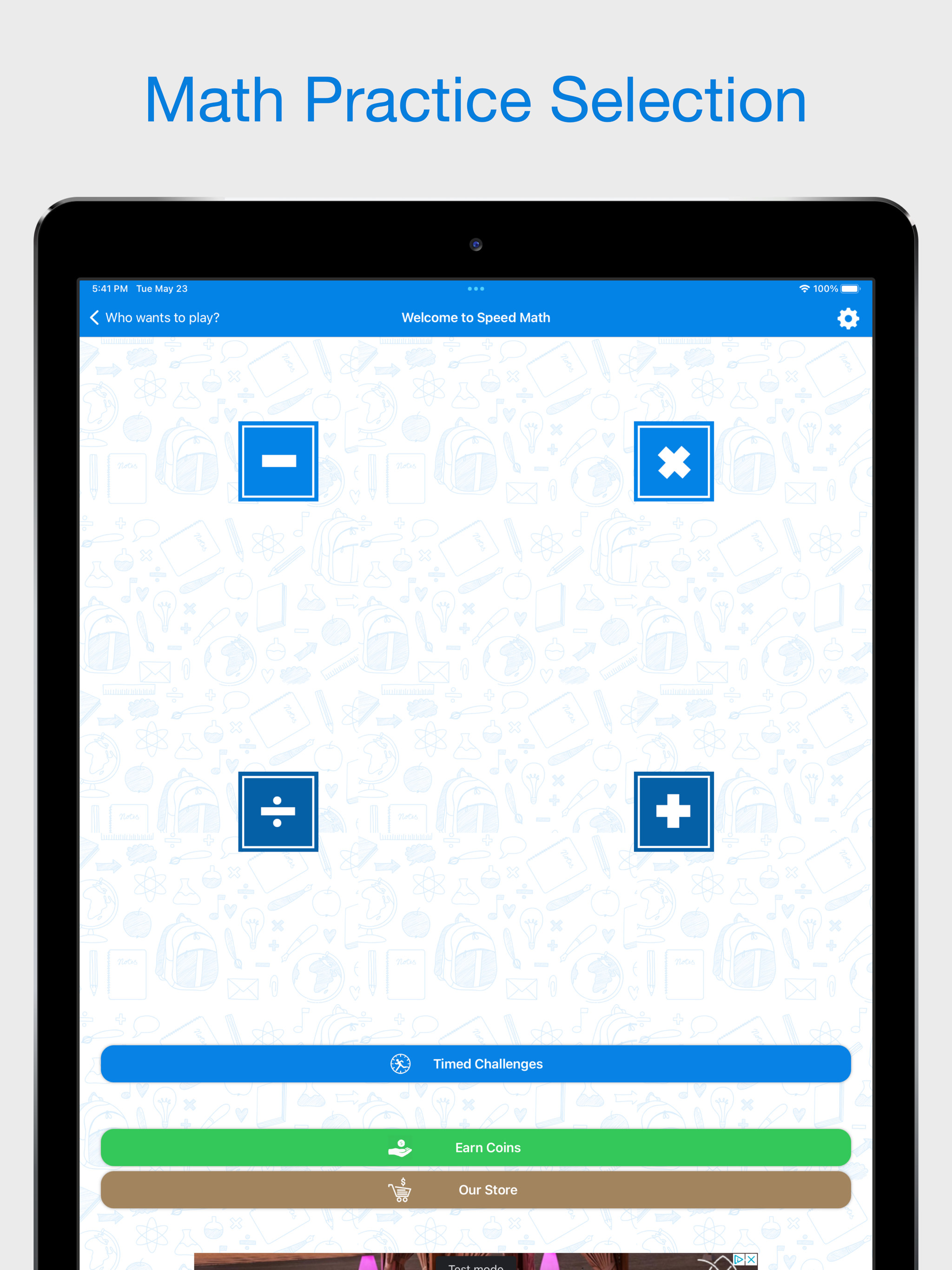 Speed Math: Kids Math Quiz App screenshot 9