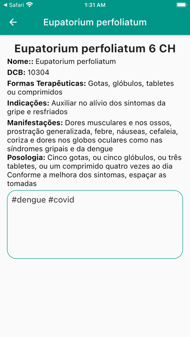 Guia de Homeopatia Screenshot