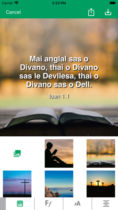 Romani Kalderdash Bible Screenshot