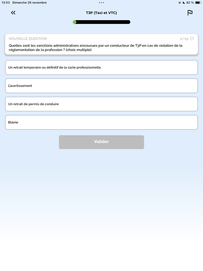 Examen VTC-TAXI 2024