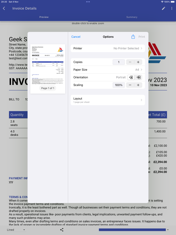 Easy Invoice and Estimate Maker