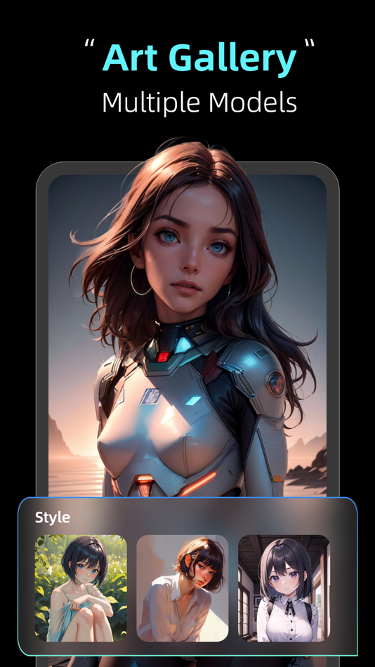 #2. Mirage - AI Art Generator (iOS) Bởi: Guangdong Yingfan Technology Co., LTD