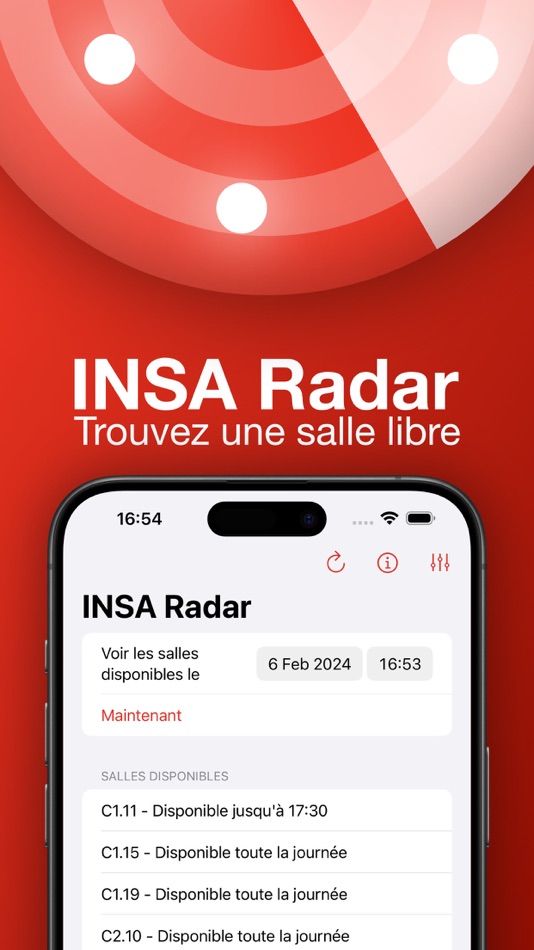 #1. INSA Radar (iOS) 由: Louis, Roger CARBO ESTAQUE