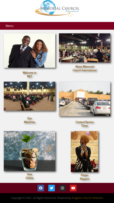 Memorial Church Intl. Screenshot