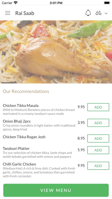 Aroma Indian Food To Go Screenshot