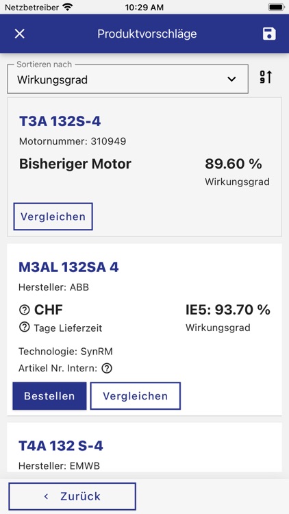 Typenschild Elektromotoren screenshot-4