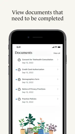 SimplePractice Client Portal iPhone Screenshot 9
