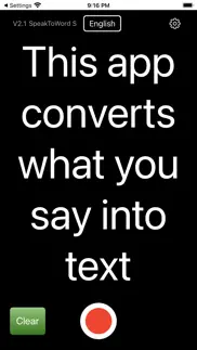 speak to word s iphone screenshot 1