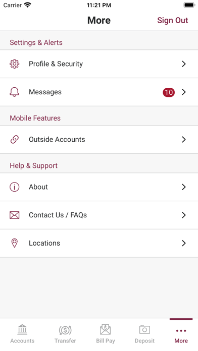 Century Bank of the Ozarks Screenshot