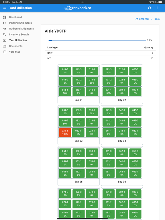transloads.co iPad screenshot 8 - Business app
