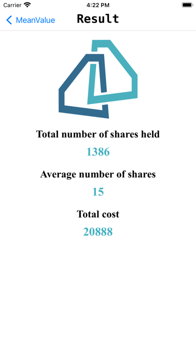 Calculation Average StockPrice Screenshot