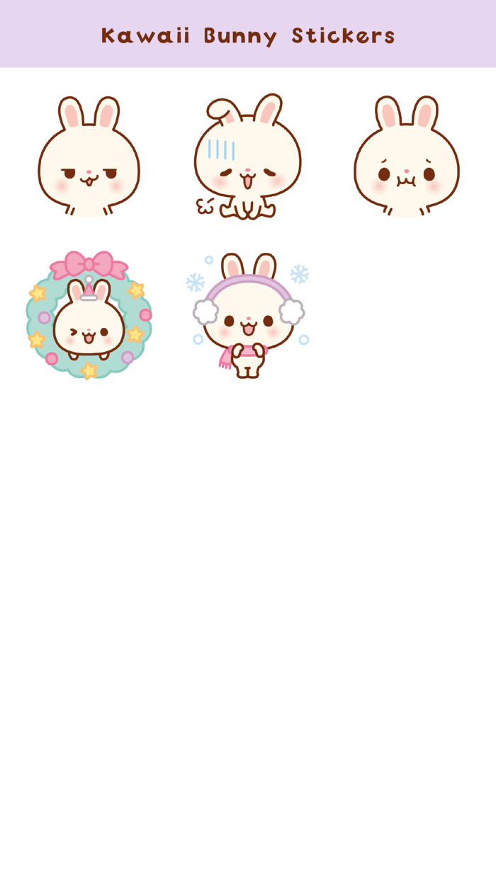 Kawaii Bunny Stickers Global