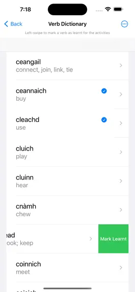 Game screenshot Scottish Gaelic Verb Blitz apk