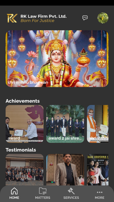 RK Law Firm Screenshot