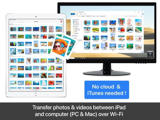 PhotoSync – transfer photos iPad app afbeelding 2