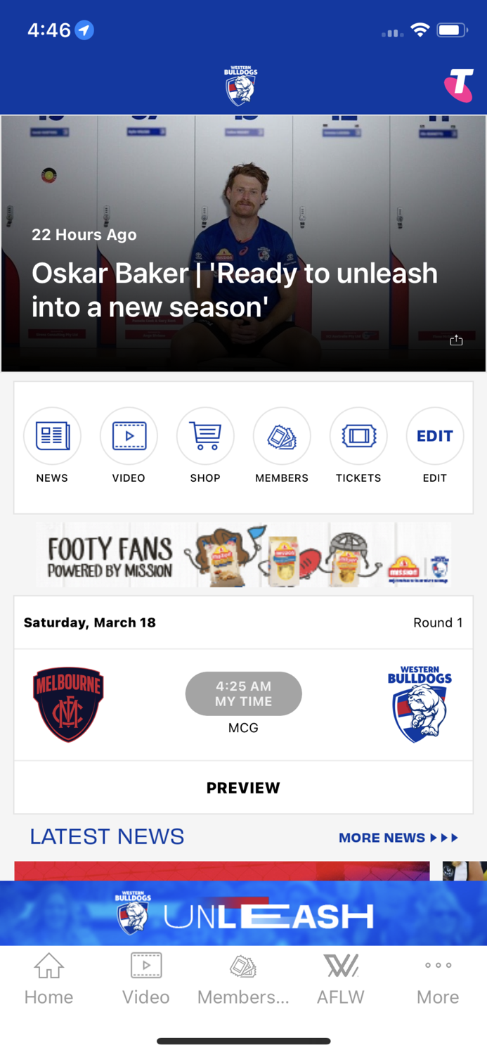 Western Bulldogs Official App