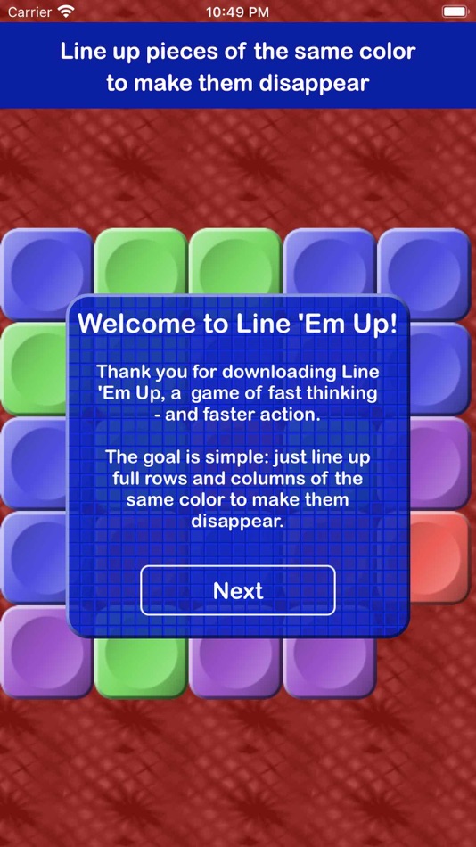 #4. Line 'Em Up (Lite) (iOS) 由: Kevin Brain