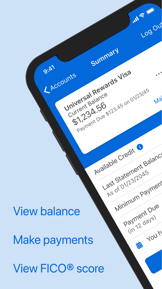 #2. Universal Rewards Visa (iOS) 由: First Bankcard