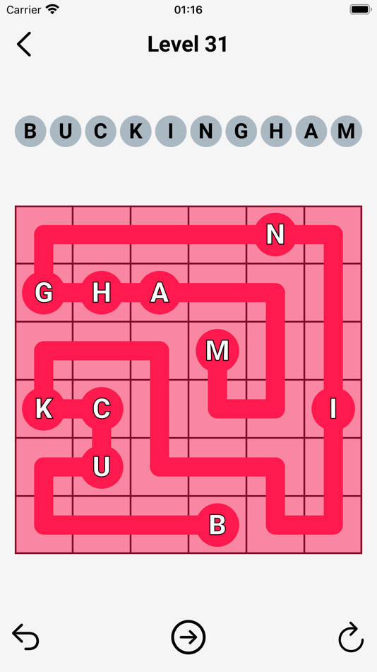 #4. WordPath - A New Word Game (iOS) Podle: Mind The App A.S.