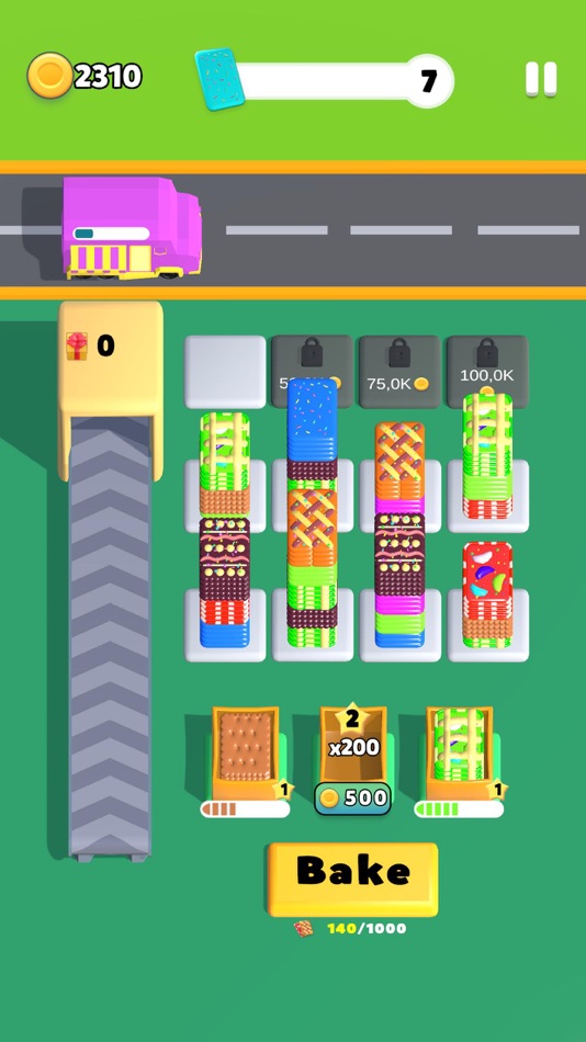 #3. Cookie Sort Shuffle (iOS) 由: ZiNKY OYUN YAZILIM ANONiM SiRKETi