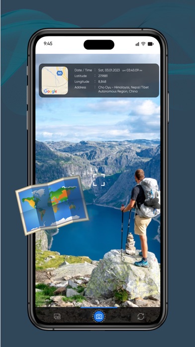GPS Location Stamp Camera Appのおすすめ画像3