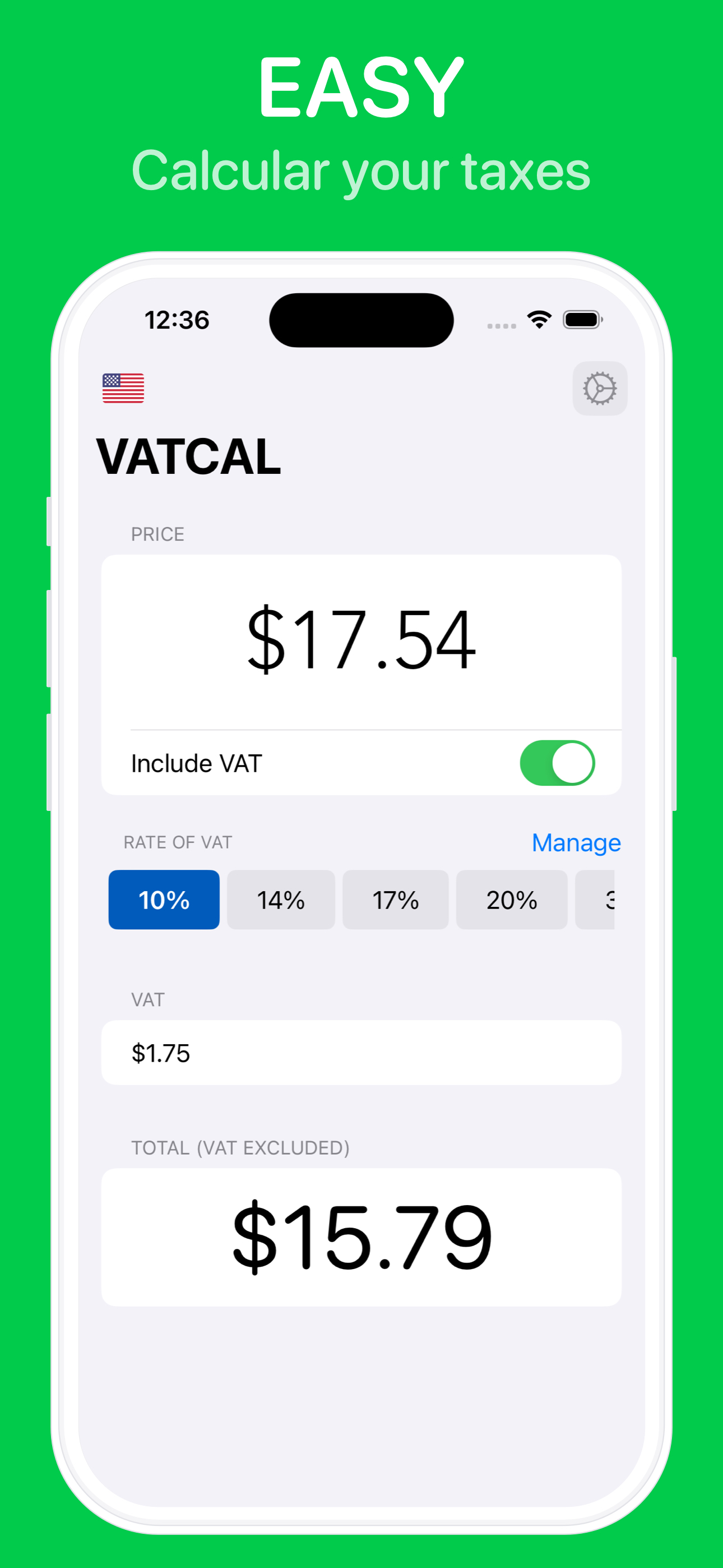 VATCAL - VAT & Percent Calc