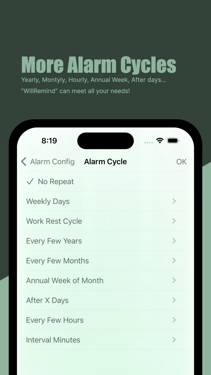 WillRemind - Alarm