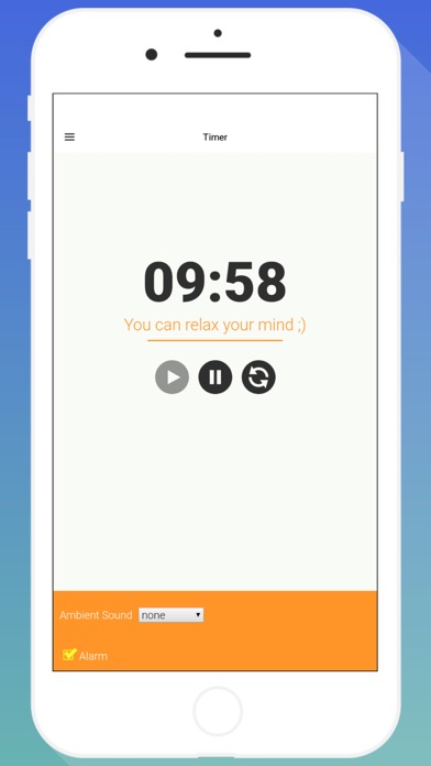 Meditation Timer App Screenshot