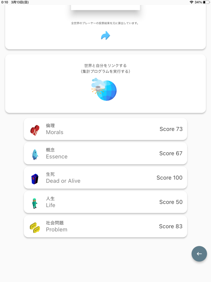 思考実験アプリ - オンライン投票機能付き -