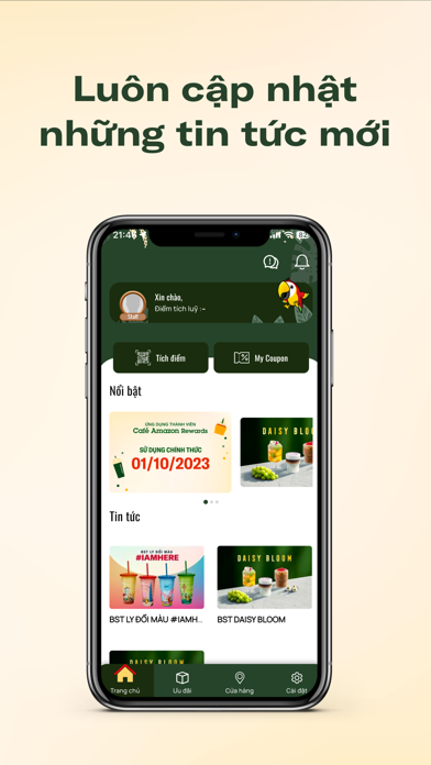Café Amazon Rewards Screenshot