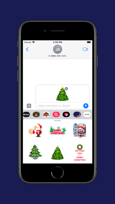 Screenshot 2 of Chrimas Gift Stickers App