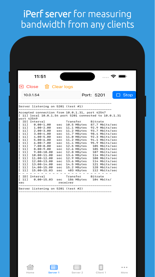 #3. iPerf Tools (iOS) โดย: Quan Nguyen