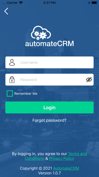 automateCRM Screenshot