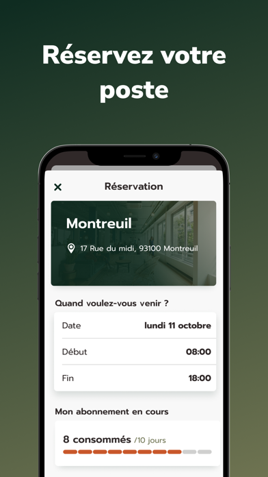 Rayon - Télétravaillez local Screenshot