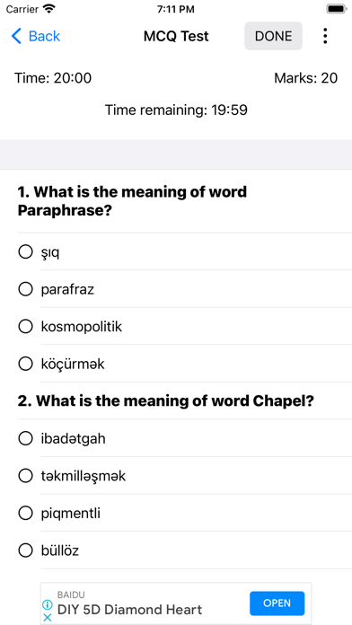 Smart Azerbaijani Dictionary Screenshot
