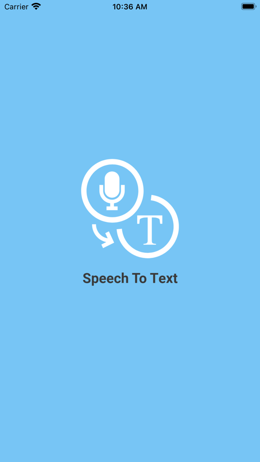 SpeechToText 2022 - 1.0 - (iOS)