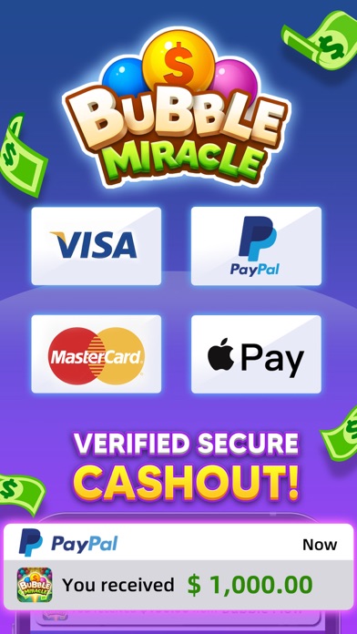 Bubble Miracle: Win Real Cash Screenshot